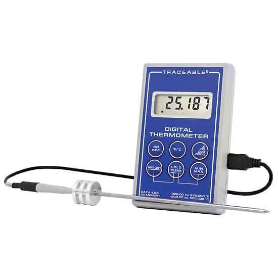 Traceable® RTD Thermometer with Calibration