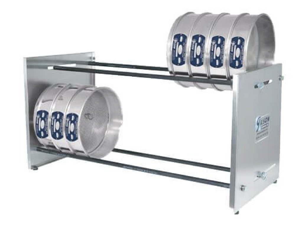 Adjustable Bench Sieve Rack