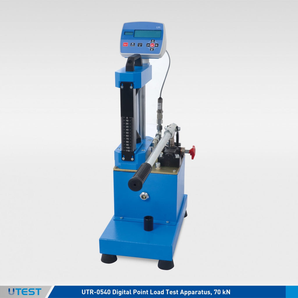 Digital Point Load Test Apparatus with Hydraulic Bottle Jack