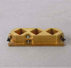 Cube Mold, 2, Plastic, 3 Gang for Cement, Mortar, Capping Compound and  Gypsum Compression Testing